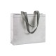 Shopper in tnt laminato effetto glitterato