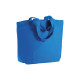 Shopper  in Cotone manico corto e soffietto