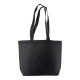Shopper cotone soffietto alla base manici lunghi Shopper cotone soffietto alla base manici lunghi