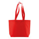 Shopper cotone soffietto alla base manici lunghi Shopper cotone soffietto alla base manici lunghi