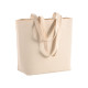 Shopper cotone serie Big con soffietto alla base