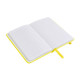 Quaderno copertina fluo con elastico personalizzabile sulla copertina Quaderno copertina fluo con elastico personalizzabile sulla copertina