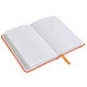 Quaderno copertina fluo con elastico personalizzabile sulla copertina Quaderno copertina fluo con elastico personalizzabile sulla copertina