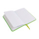 Quaderno copertina fluo con elastico personalizzabile sulla copertina Quaderno copertina fluo con elastico personalizzabile sulla copertina