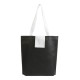 Shopper tnt pieghevole con bottone bicolore