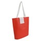 Shopper tnt pieghevole con bottone bicolore