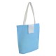 Shopper tnt pieghevole con bottone bicolore