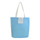 Shopper tnt pieghevole con bottone bicolore