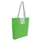 Shopper tnt pieghevole con bottone bicolore