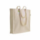 Shopper cotone organico e soffietto grammatura media Shopper cotone organico e soffietto grammatura media