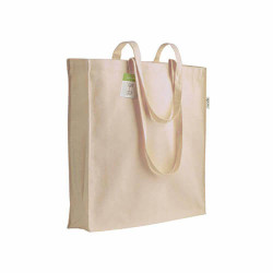 Shopper cotone organico e soffietto