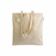 Shopper cotone organico e soffietto grammatura media Shopper cotone organico e soffietto grammatura media
