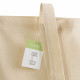 Shopper cotone organico e soffietto grammatura media Shopper cotone organico e soffietto grammatura media