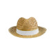 Cappello In paglia modello sombrero fascia personalizzabile