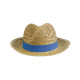 Cappello In paglia modello sombrero fascia personalizzabile