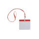 Nastro collo con tasca badge personalizzabili Nastro collo con tasca badge personalizzabili