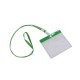 Nastro collo con tasca badge personalizzabili