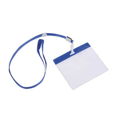 Nastro collo con tasca badge Nastro collo con tasca badge
