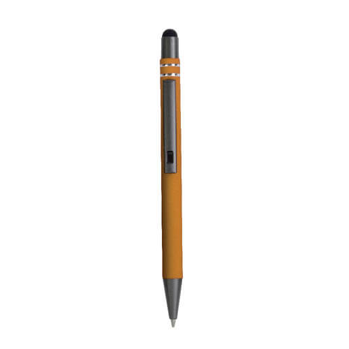 Penna a scatto in alluminio gommato Promozionale Penna a scatto in alluminio gommato Promozionale