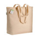 Shopper in cotone organico con manici lunghi e soffietto alla base Stampa la tua Pubblicità Shopper in cotone organico con manici lunghi e soffietto alla base Stampa la tua Pubblicità