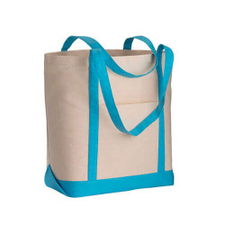 Borsa con soffietto finitura colorata Borsa con soffietto finitura colorata
