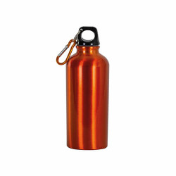 Borracce in alluminio con moschettone, 400ml