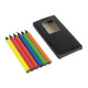 Set di 6 matite colorate fluo personalizzabili Set di 6 matite colorate fluo personalizzabili