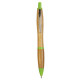 Penna a scatto in bamboo con clip in metallo personalizzabili Penna a scatto in bamboo con clip in metallo personalizzabili
