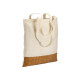 Shopper in cotone 135 gr base in sughero con il tuo logo Shopper in cotone 135 gr base in sughero con il tuo logo