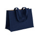 Shopper in cotone e dettagli in juta Promozionali