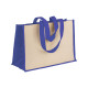 Shopper in cotone e dettagli in juta Promozionali