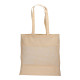 Shopper in cotone naturale con rete personalizzabili