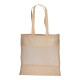 Shopper in cotone naturale con rete personalizzabili Shopper in cotone naturale con rete personalizzabili