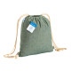 Zainetti in cotone riciclato melange Personalizzali