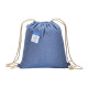 Zainetti in cotone riciclato melange Personalizzali