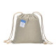 Zainetti in cotone riciclato melange Personalizzali
