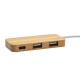 Hub USB Bambù Stampa la tua Pubblicità Hub USB Bambù Stampa la tua Pubblicità
