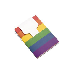 Block notes, copertina arcobaleno