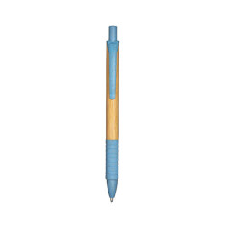 Penna a scatto in bambù particolari colorati