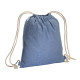Zainetto in cotone riciclato 180 gr