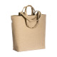 Shopper con soffietto alla base cotone riciclato