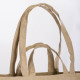 Shopper con soffietto alla base cotone riciclato