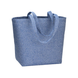 Shopper in cotone riciclato interno laminato 120 gr