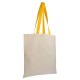 shopper cotone riciclato da 140 gr manici colorati Personalizzale con il tuo logo shopper cotone riciclato da 140 gr manici colorati Personalizzale con il tuo logo