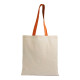 shopper cotone riciclato da 140 gr manici colorati Personalizzale con il tuo logo shopper cotone riciclato da 140 gr manici colorati Personalizzale con il tuo logo