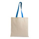 shopper cotone riciclato da 140 gr manici colorati Personalizzale con il tuo logo shopper cotone riciclato da 140 gr manici colorati Personalizzale con il tuo logo