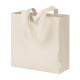 Maxi shopper cotone riciclato 280 gr manici colorati Promozionali