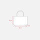 Borsa shopper cotone riciclato laminato 300 gr Personalizzabile con il tuo logo