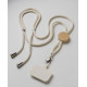 Cordino porta badge/cellulare in cotone personalizzabile Cordino porta badge/cellulare in cotone personalizzabile