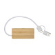 Hub USB bambù USB A/ type C personalizzabili Hub USB bambù USB A/ type C personalizzabili